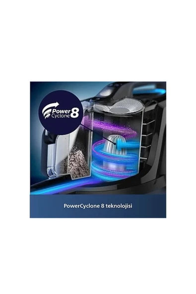 Philips Ultra Premium 900w Güç Marathon Dailiy Toz Torbasız Elektrikli - 7