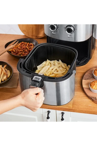 Karaca Multifry Inox Double Pan 5,5 Litre XL - 4