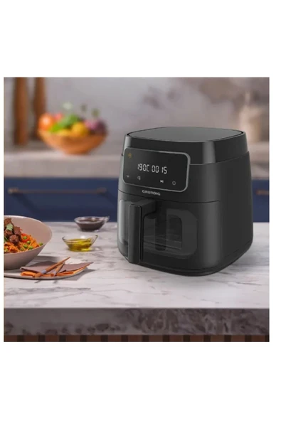 Grundig AirFit XXL 7.6 L Camlı Airfryer - 2