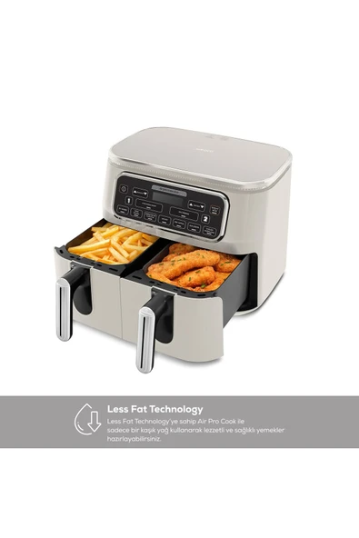 Karaca Ev Yemeği/Fritöz /Fırın-Izgara / Kek Yapma / Yoğurt Hazırlama 8 Kişilik XXXL 8 LT 3İN1 Airfryer