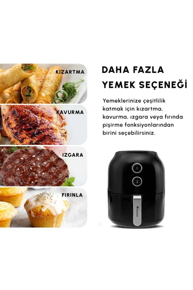 Karaca Multifry Single Pan Beyaz Yağsız Fritöz 3,5 L - 8