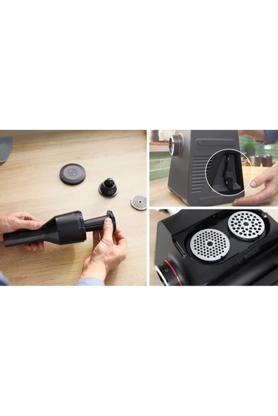 Bosch Gıda Kıyma Makinesi MultiPower 2100 W Siyah, Metalik gümüş - 3
