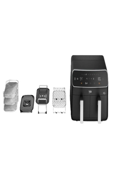 Beko FR 8284 2IN1FitFry Az Yağlı Airfryer - Çift Hazneli - 5