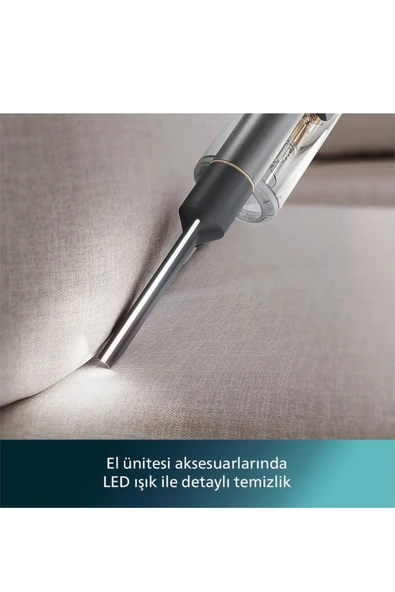 Philips Islak Ve Kuru Dikey Şarjlı Süpürge Altın - Siyah - 6
