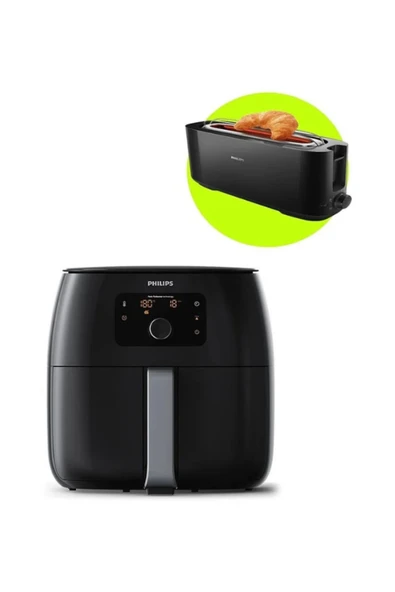 Philips HD9650/90 XXL Airfryer HD2590/90 Ekmek Kızartma Makinesi Hediyeli