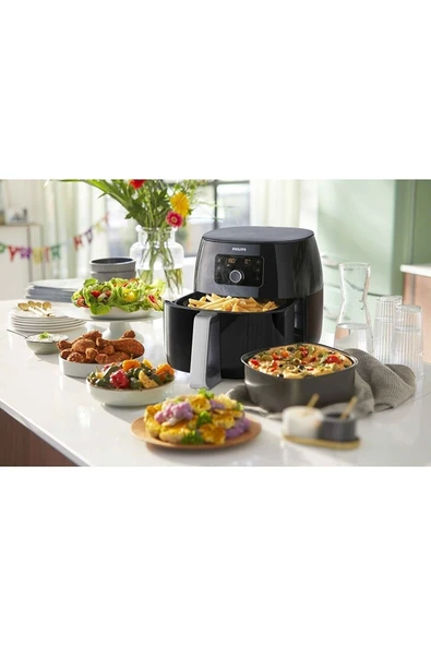 Philips Fritöz Hd9650 Airfryer + Hd9952 Pişirme Seti + Hd9951 Izgara Seti 3'ü 1 Arada Set 231Pseri