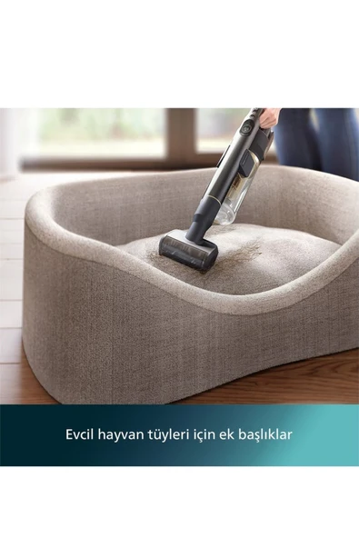Philips Islak Ve Kuru Dikey Şarjlı Süpürge Altın - Siyah - 5