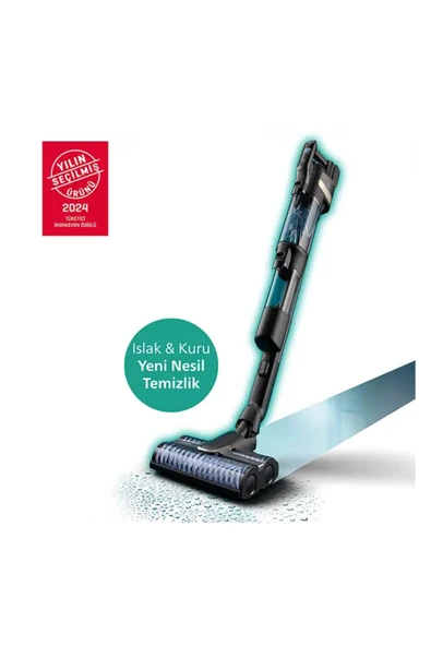 Philips Aqua Trio 3'ü 1 Arada (Islak, Kuru ve Moplu) Sarjlı ve Kablosuz Dik Süpürge - 7