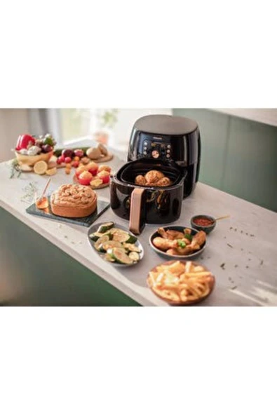Philips HD9867/90 Premium XXL Siyah AirFryer 7.3L - 8