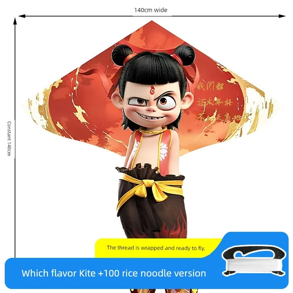 Nezha Uçurtması 1.4 m Hangi Cep +100 m Noodle Tahtası