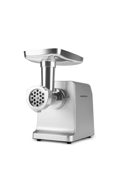 Karaca Salça ve Sucuk - Sosis Aparatlı Kıyma Makinesi Inox - 5