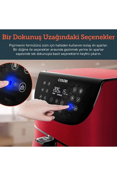 COSORI Airfryer, 1700W Max XXL 5,5 L Dijital Dokunmatik Hava Fritözleri - 3
