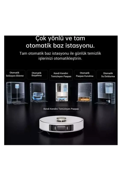 Dreame Ultra 7000Pa Uyumlu  Emiş Complete, Otomatik Paspas  Yıkama ve Kurutma,  Robot Süpürge - 2