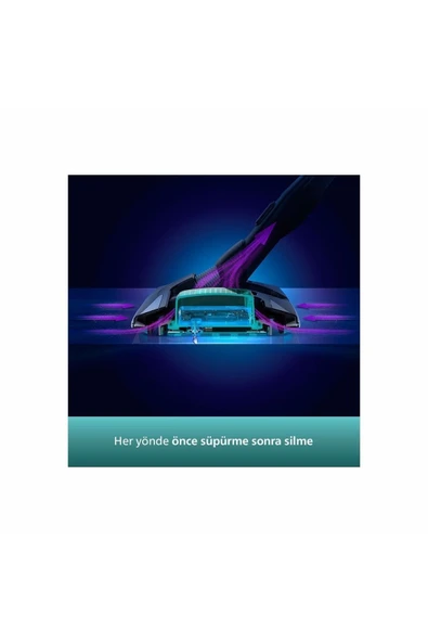 Philips Aqua Plus Kablosuz Islak Moplu - Elektrikli Süpürge - Deterjan Ekleme Özelliği - 5