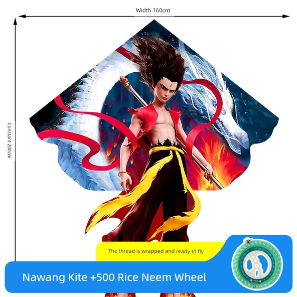 Nezha Uçurtması 1.6 m Nazha Uyanışı +500 m Dokuz Tekerlek