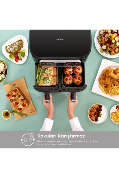 Karaca Premium Iki Hazneli Air Pro Cook Duo Tandır - 4
