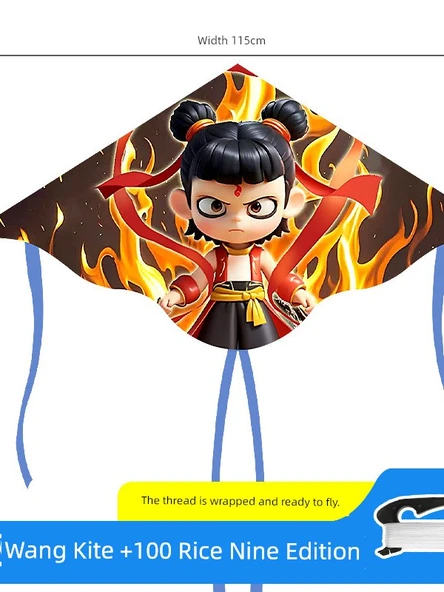 Nezha Uçurtması 1.4 m Naohai +100 m Noodle Tahtası - 4