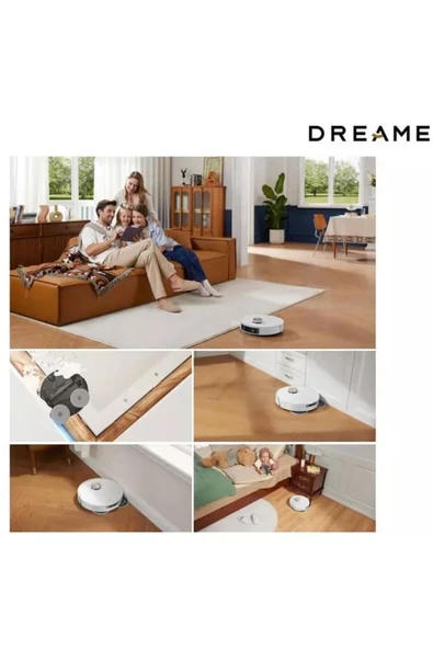 Dreame Ultra 7000Pa Uyumlu  Emiş Complete, Otomatik Paspas  Yıkama ve Kurutma,  Robot Süpürge - 5