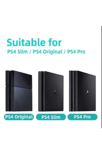Sony MAX KALİTE WİRELESS BLUETOOTH PS4,PS4 SLİM,PS4 PRO,PC,TV UYUMLU JOYSTİCK OYUN KOLU ŞARJ HEDİYELİ - 4