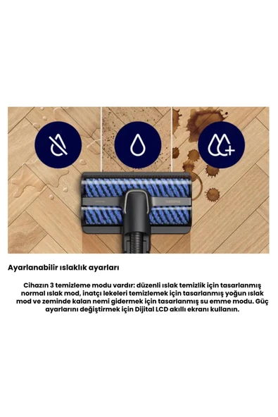 Philips Aqua Trio 3'ü 1 Arada (Islak, Kuru ve Moplu) Sarjlı ve Kablosuz Dik Süpürge - 8