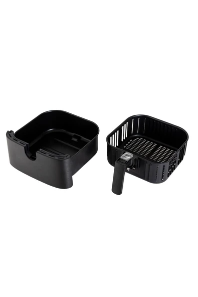 COSORI Pro 5.5 L Hazır Programlı 1500w Dokunmatik Panelli Yağsız Airfryer Fritöz - Siyah - 4