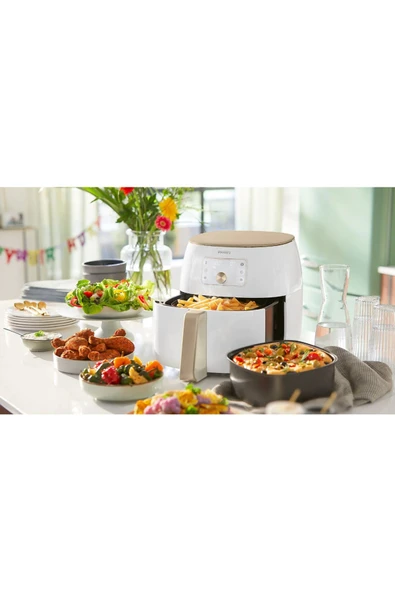 Philips Premium XXL Yağsız Fritöz Beyaz - 4
