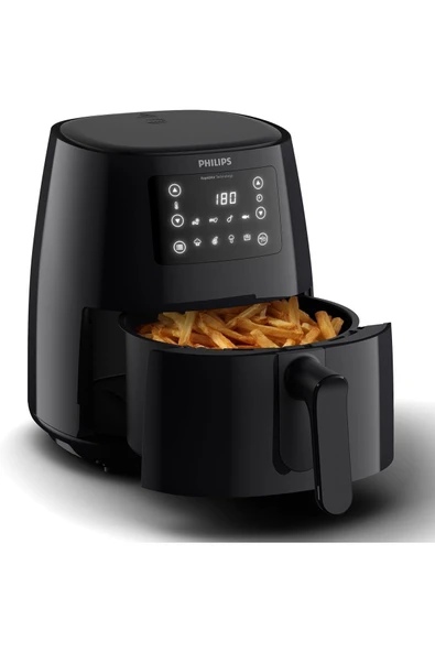 Philips HD9243/90 Airfryer Fritöz 0.8 kg 4.1 lt Kapasite Siyah 3000 Seri - 2