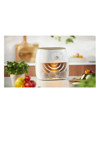 Philips Premium XXL Yağsız Fritöz Beyaz - 5
