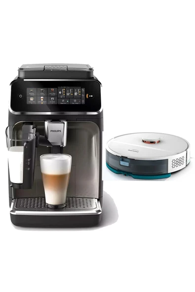 Philips XU2000/22-EP3347/90 Robot Süpürge Ve Tam Otomatik Espresso Makinesi