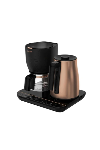 Arçelik Arçeli̇k 1800 Watt On Adet Fincan Kapasiteli Gurme Otomatik Çay & Filtre Kahve Makinesi - 2
