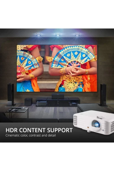 ViewSonic Px701-4k 3200 Ansı Lümen 3840x2160 Gaming 4k Projeksiyon Cihazı - 3