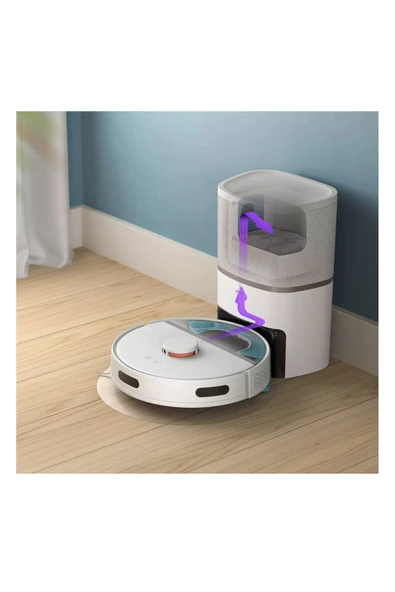 Philips Kullanım Ayralı Premium Özellikli Beyaz Islak ve kuru Robot Süpürge - 2