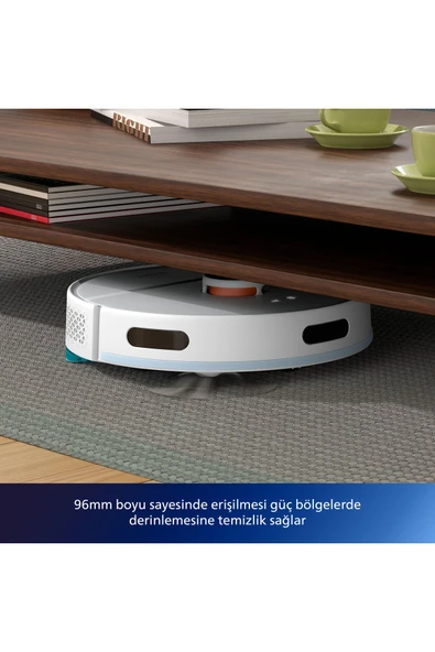 Philips 2000 Serisi Islak Kuru Moplu İstasyonlu Robot Süpürge, HomeRun Uygulaması, XU2100/20 - 7