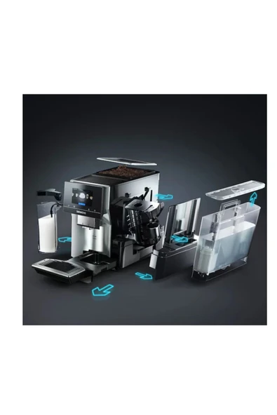 Siemens iSelect dokunmatik ekran menüsü Ve 5 inç ekran ile Otomatik  Espresso&Cappuccino Makinesi - 7