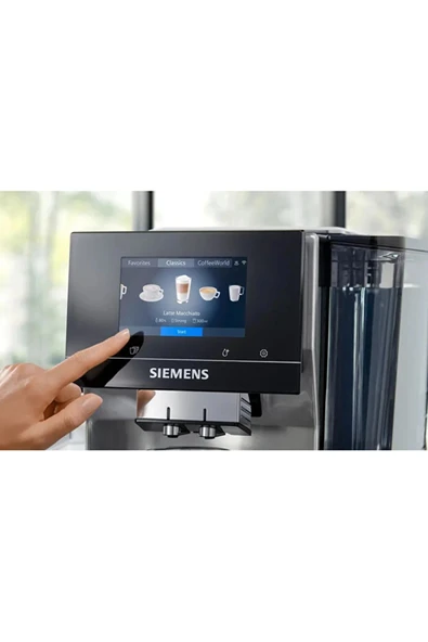 Siemens iSelect dokunmatik ekran menüsü Ve 5 inç ekran ile Otomatik  Espresso&Cappuccino Makinesi - 6