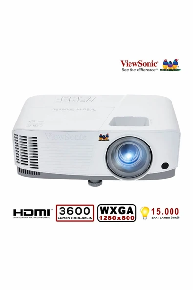 ViewSonic Pa503w 3800 Ansilümen 1280x800 Wxga 3d Dlp Projeksiyon Cihazı+woodpad 7 Grafik Tablet