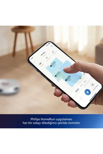 Philips 2000 Serisi Islak Kuru Moplu İstasyonlu Robot Süpürge, HomeRun Uygulaması, XU2100/20 - 5