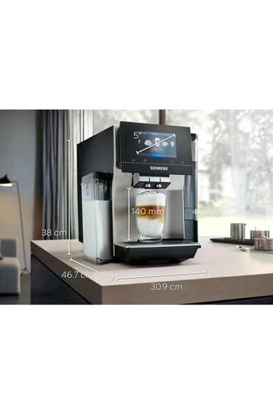 Siemens iSelect dokunmatik ekran menüsü Ve 5 inç ekran ile Otomatik  Espresso&Cappuccino Makinesi - 5