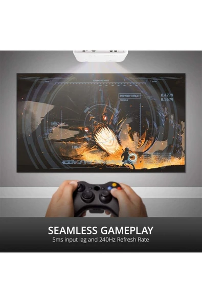 ViewSonic Px701-4k 3200 Ansı Lümen 3840x2160 Gaming 4k Projeksiyon Cihazı - 4