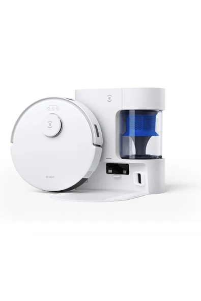 Ecovacs Deebot N20 Pro Plus Istasyonlu Islak & Kuru Robot Süpürge 8000 Pa Titreşimli Mop - 2