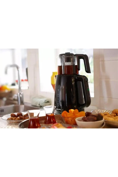Philips NEW  HD7301/00  Daily Collection Çay Makinesi, 1.9 L Kapasite, 360º Döner Taban, Kablo Sarıcı, Siyah - 3