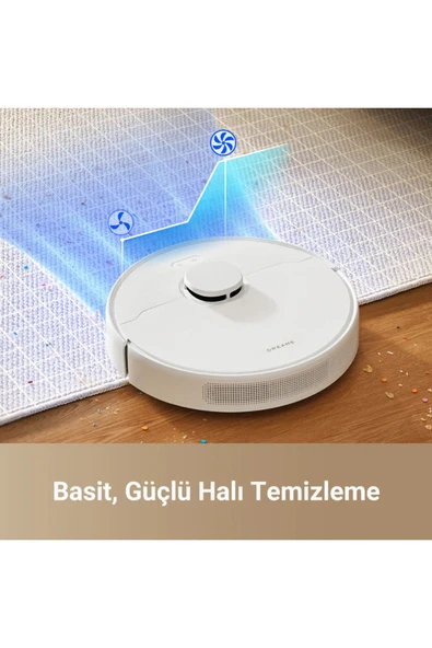 Dreame D10 Plus Gen 2  Toz İstasyonlu Robot Süpürge Beyaz - 2