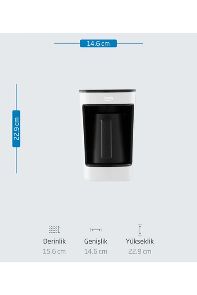 Beko Tkm 2341 Keyf-i Bol Beyaz Türk Kahve Makinesi - 7