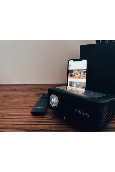Philips 30000 Saat 1920 x 1080 piksel  Wi-Fi Ve Bluetooth LCD LED Projeksion Cihazı - 2