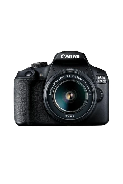 Canon EOS 2000D DC Kit Fotoğraf Makinesi + 50mm Lens Seti (Canon Eurasia Garantili)