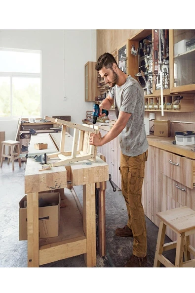 Bosch Gsr 120-lı Akülü Matkap+23 Prç Uç Seti - 5