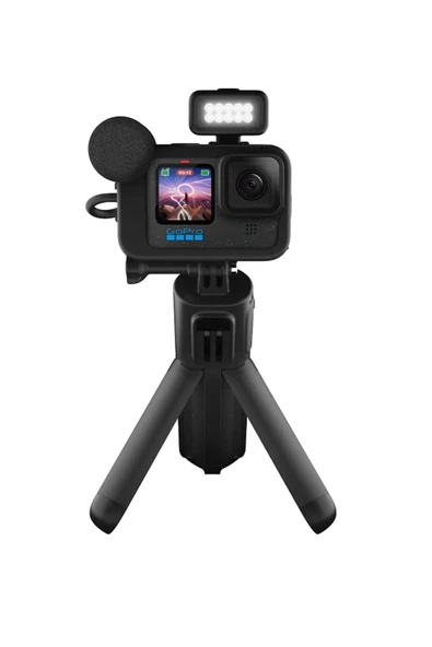 GoPro Hero 12 Black Creator Edition + Light Mod + Media Mod + Volta (İTHALATÇI GARANTİLİ)