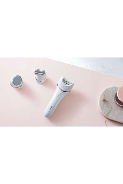 Philips Essential Elite Plus 7'li, Törpü Başlıklı, Islak Kuru Epilasyon Aleti, Beyaz - 7