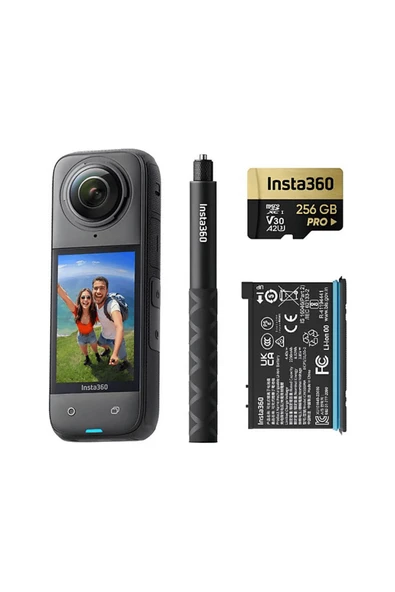 Insta360 X4 Adventure Bundle Aksiyon Kamerası
