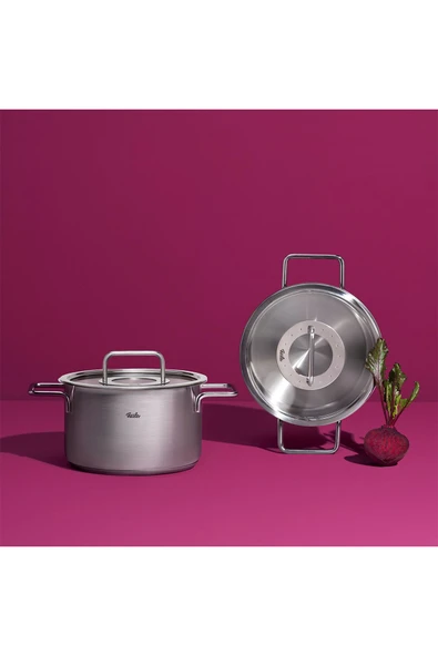 Fissler Pure Collection Metal Kapaklı 9 Parça Çelik Tencere Seti - 3